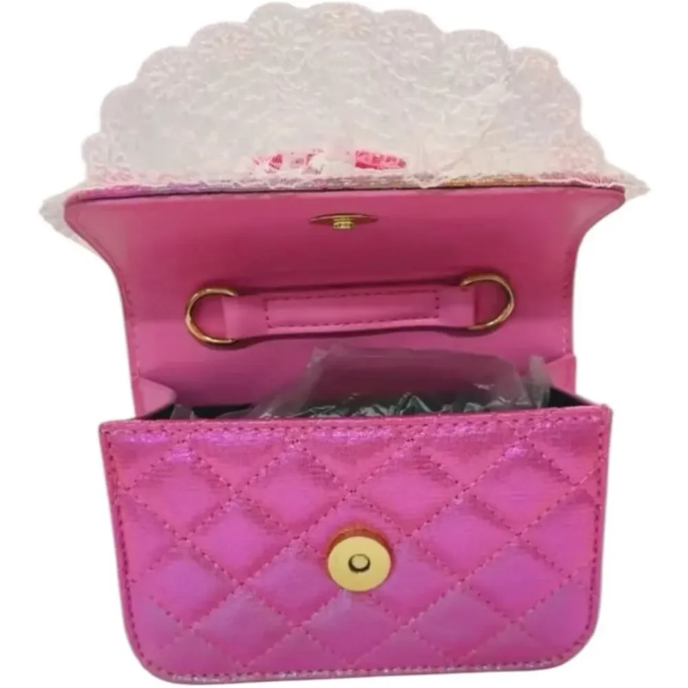 My Melody Pink  Pearl Handle Crossbody Bag